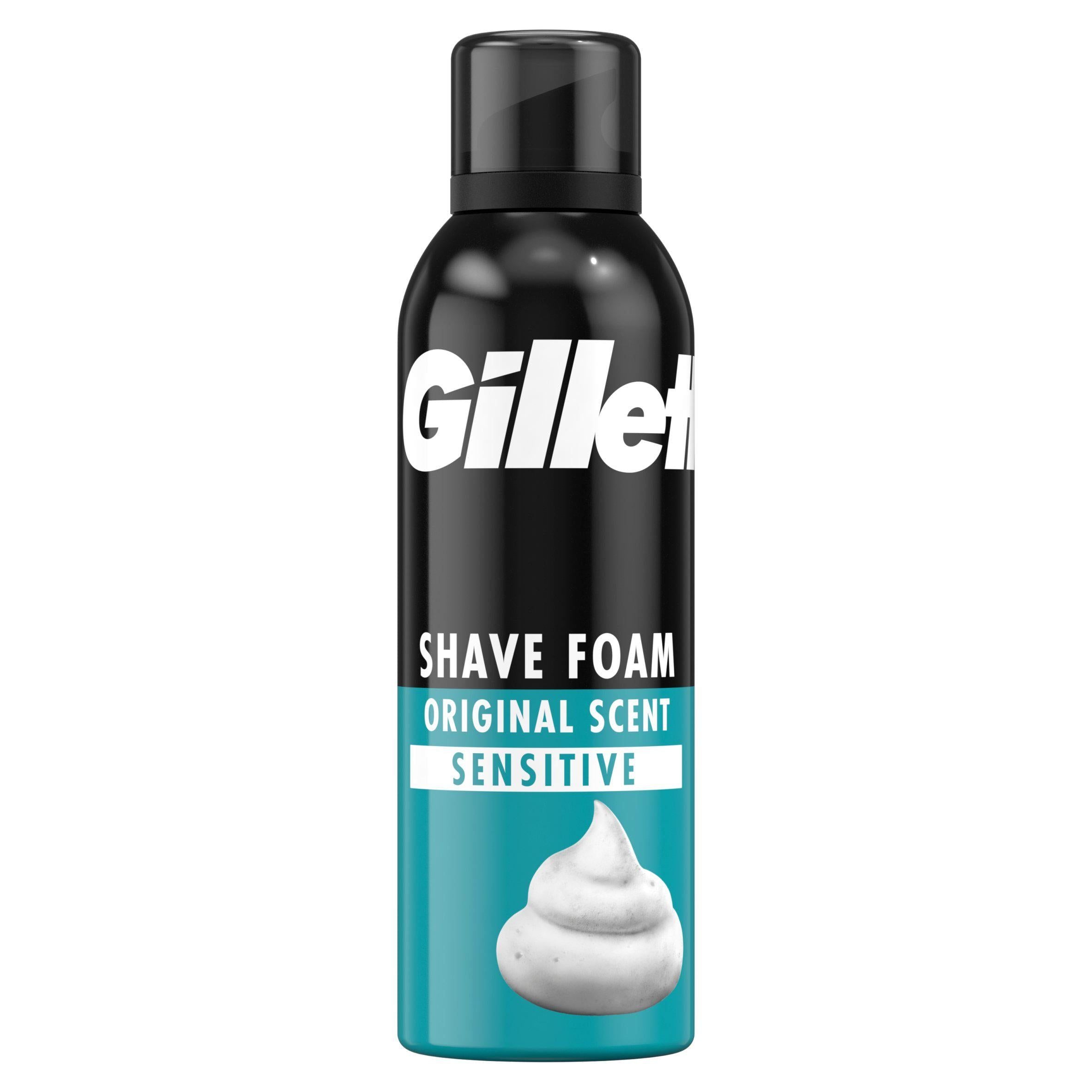 Gillette Sensitive Skin Shaving Foam 200ml shaving Sainsburys   