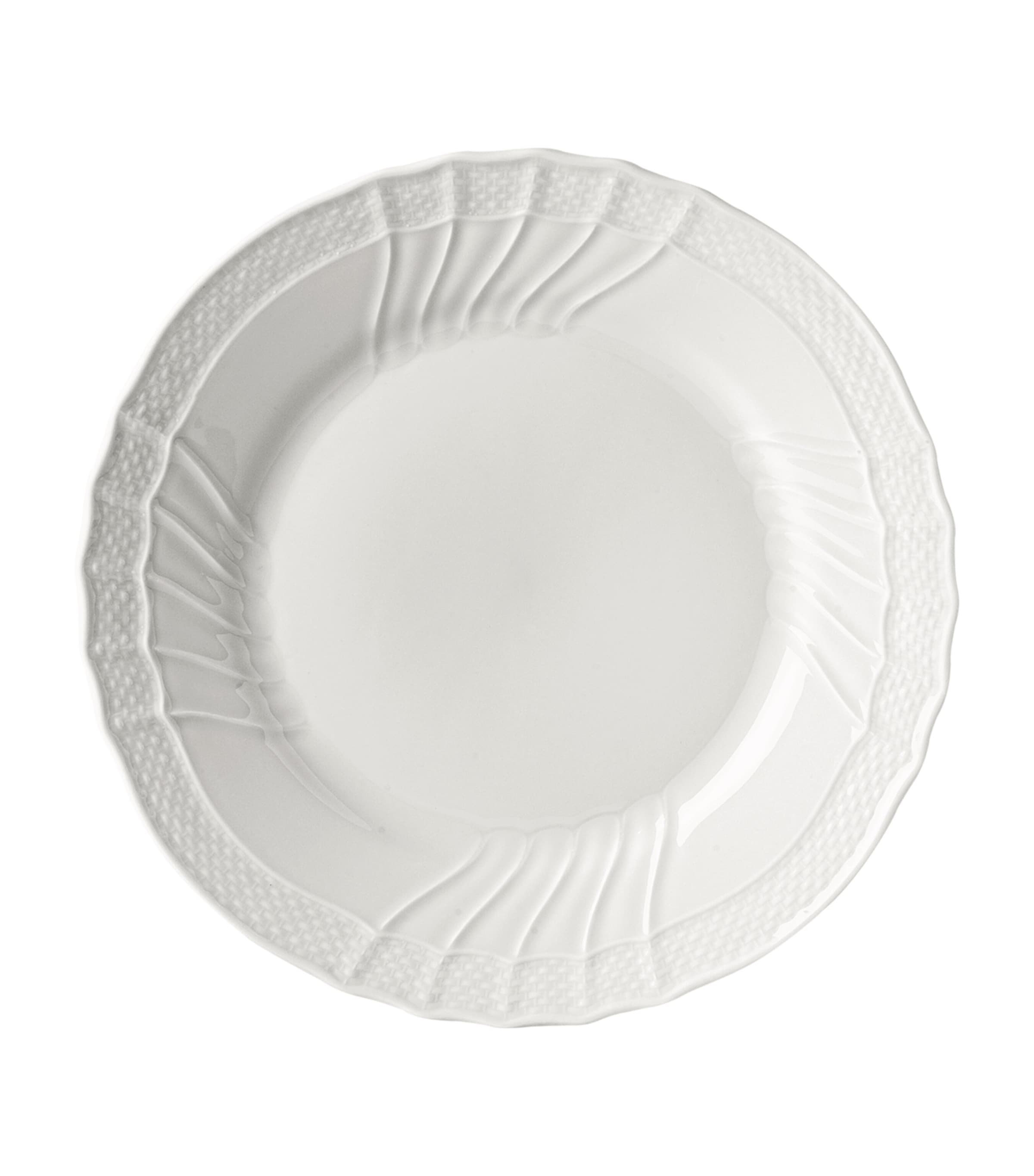 GINORI 1735 sculptural relief porcelain bread plate 17.5cm, UK version