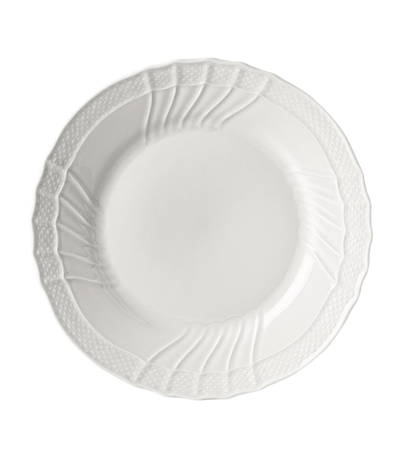 GINORI 1735 sculptural relief porcelain bread plate 17.5cm, UK version