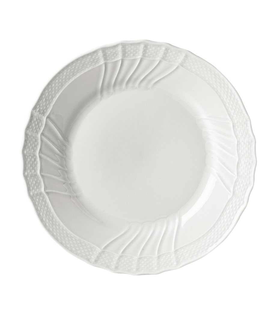 GINORI 1735 sculptural relief porcelain bread plate 17.5cm, UK version