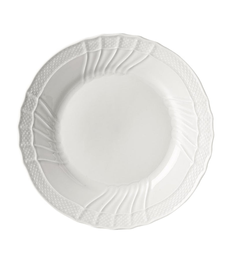 GINORI 1735 sculptural relief porcelain bread plate 17.5cm, UK version