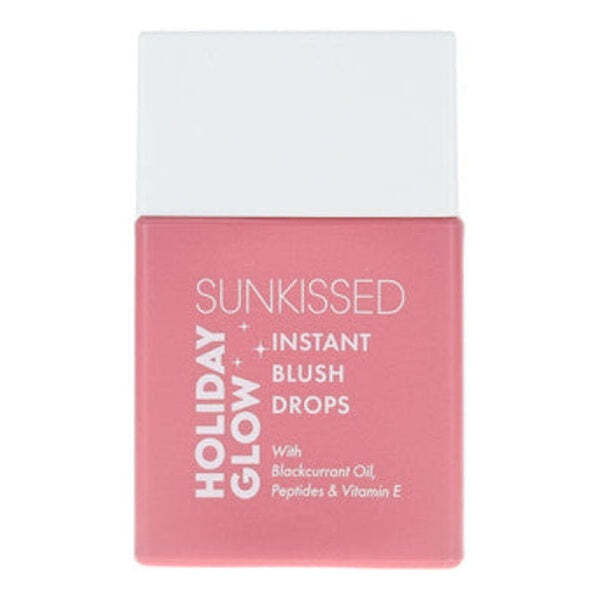 Sunkissed Holiday Glow blush drops 28ml, imported from the UK
