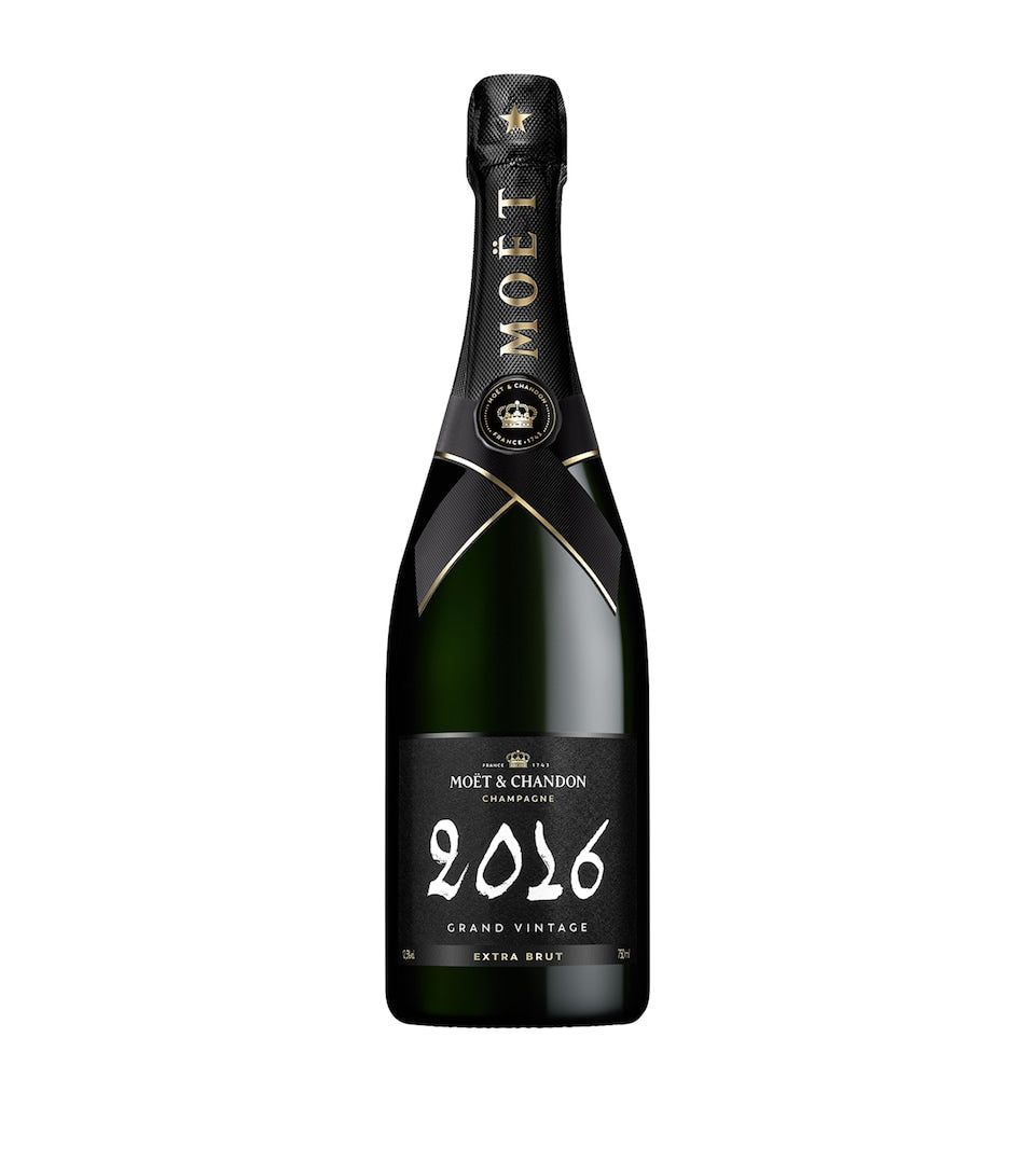 Glitrende champagneflaske juletrepynt