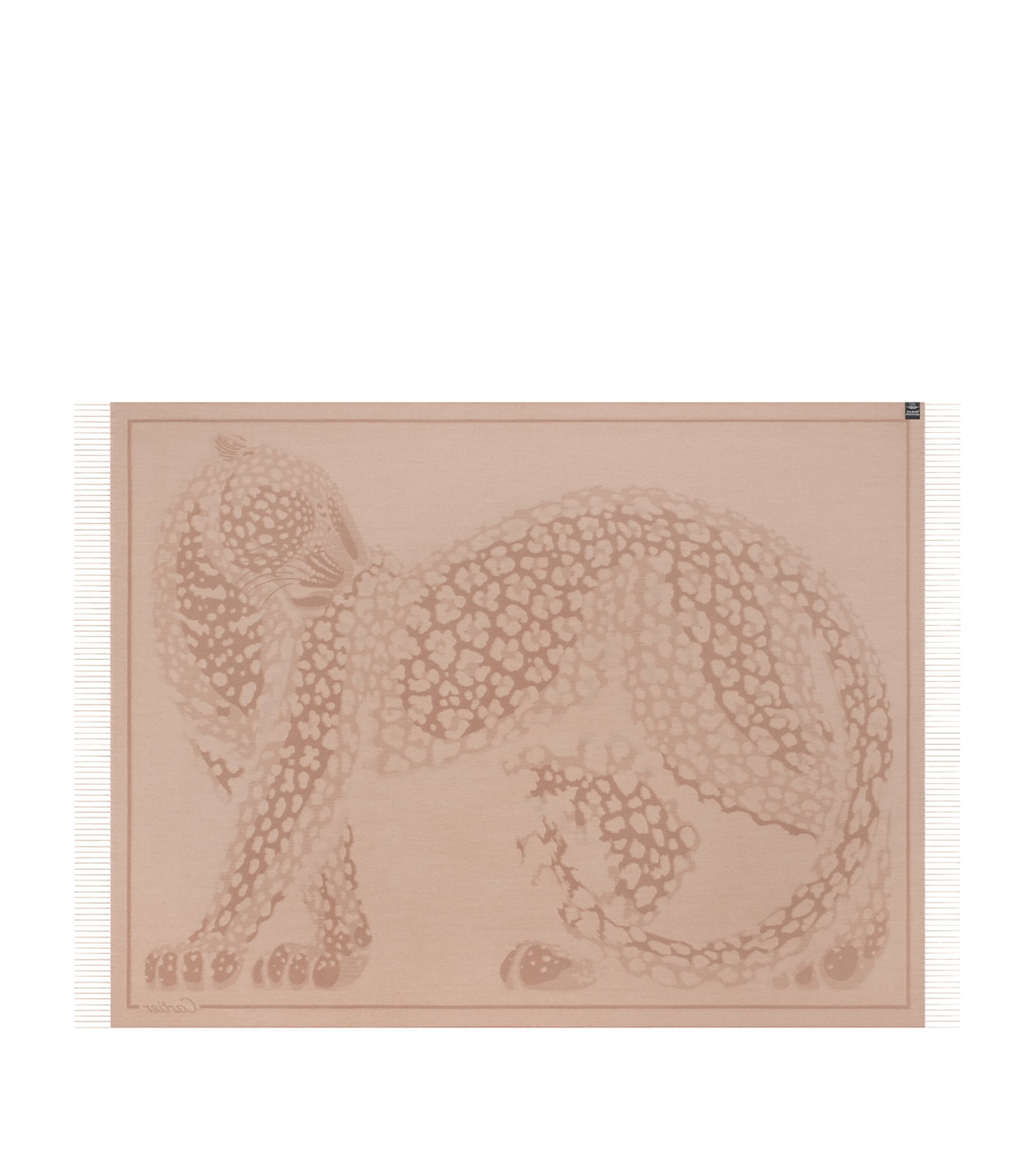 Cartier Panthère de Cartier Wool-Cashmere Throw 206cm x 140cm - British product
