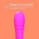 So Divine Pash Ribbed Vibrator Pink GOODS Superdrug   