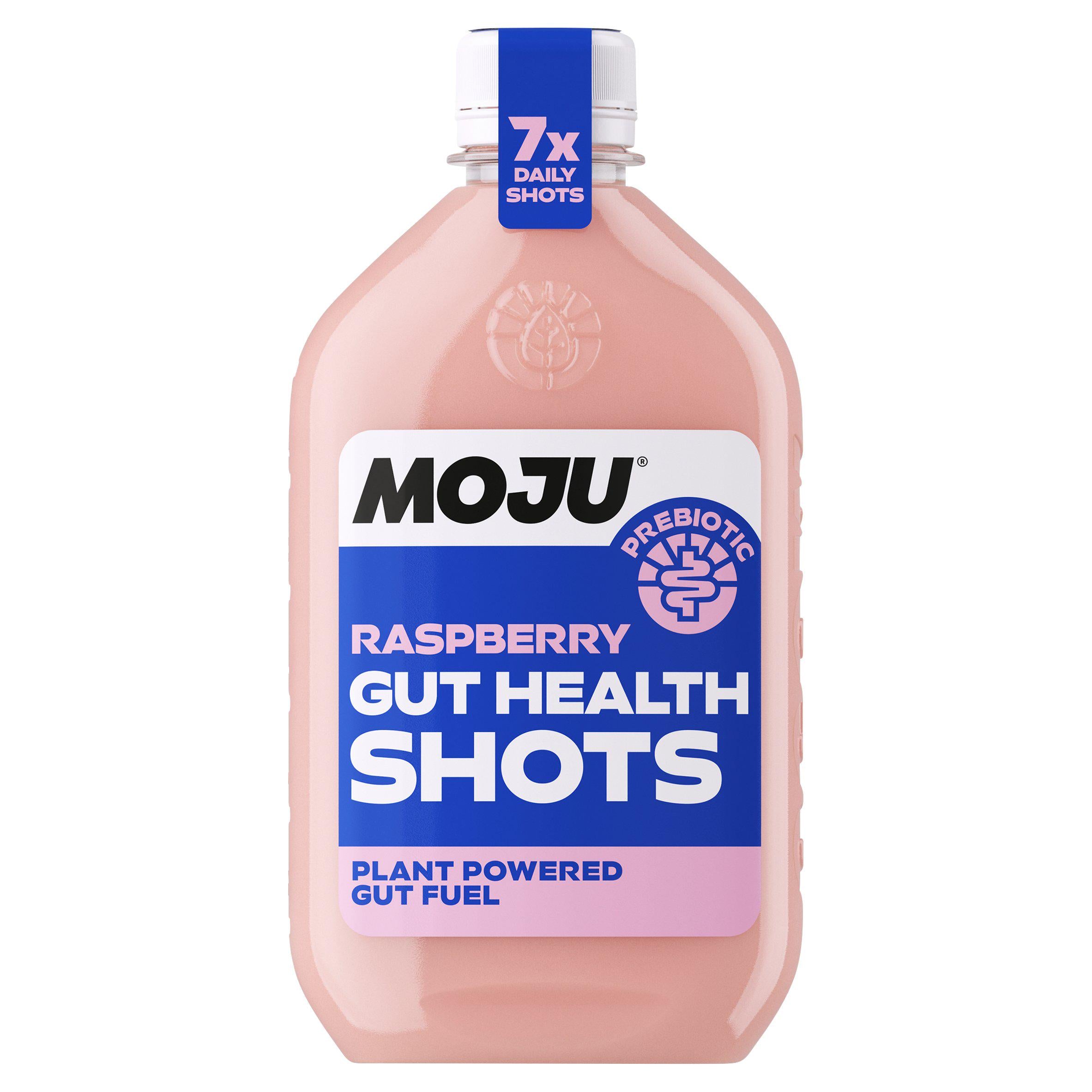 MOJU Raspberry Gut Health Dosing Bottle Shots x7 420ml GOODS Sainsburys   