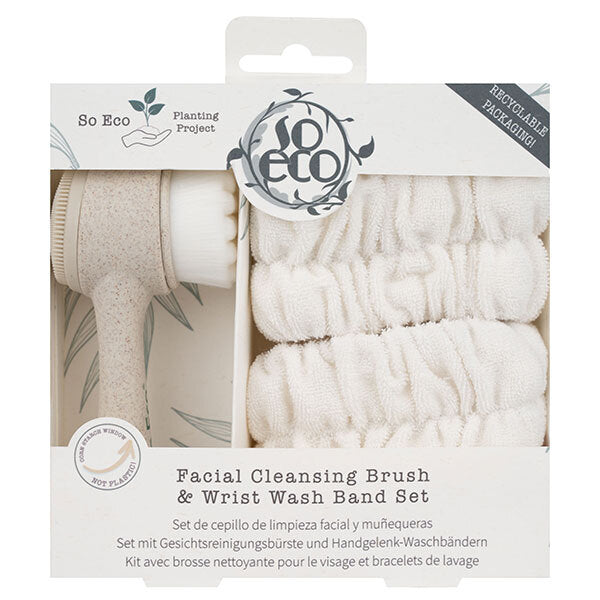 So Eco Facial Cleansing Brush and Wrist Wash Band Set