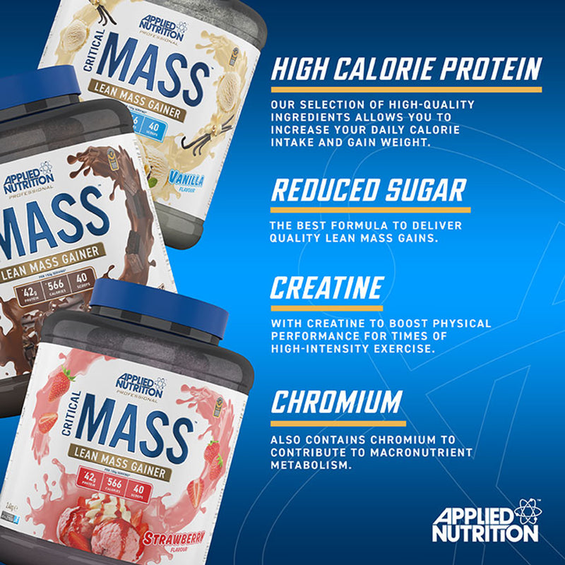 Applied Nutrition mass gainer strawberry 2.4kg - British product