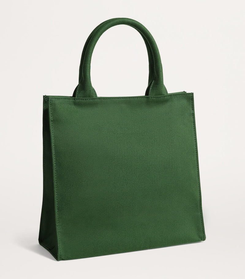 Harrods small cotton logo tote bag, UK version
