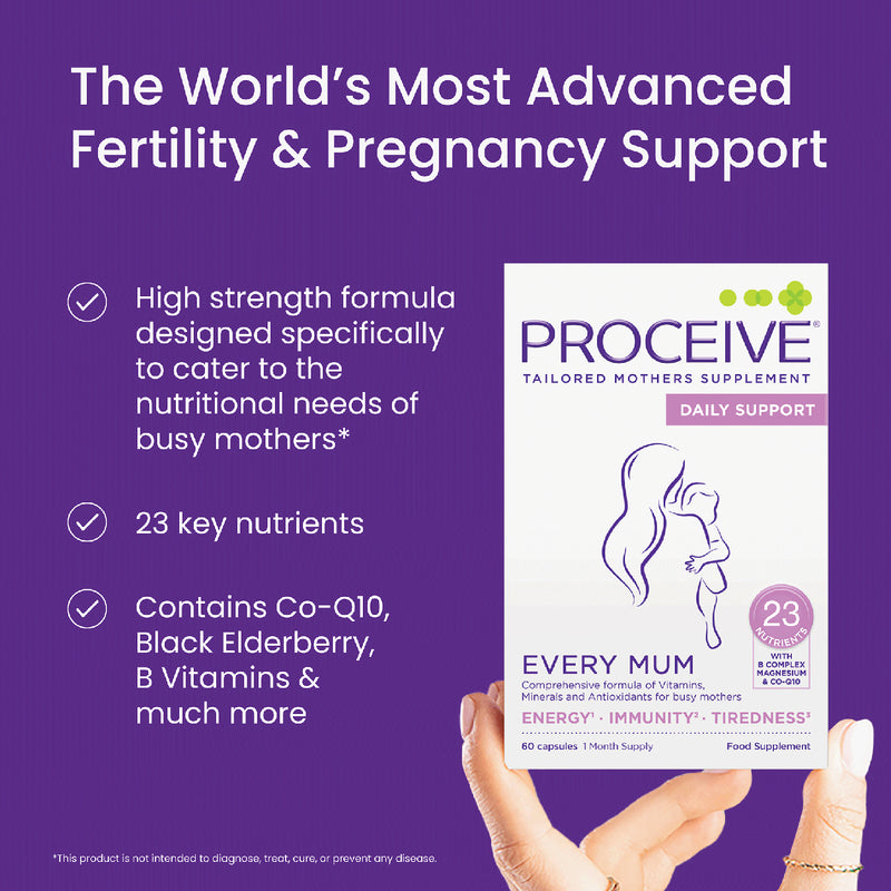 Proceive Every Mum Multivitamin Capsules 60, imported from the UK