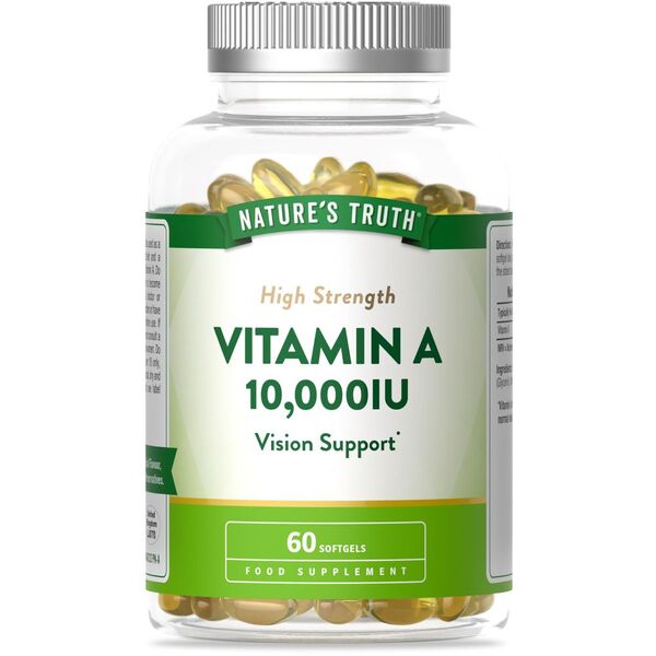 Nature's Truth Vitamin A 10000 IU softgels 60 count - British product