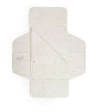 Bonpoint cotton changing mat with polka dot pattern and shearling interior, UK version