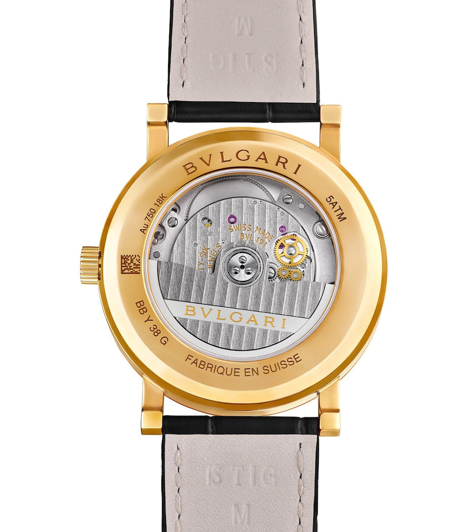 Bvlgari BVLGARI watch 38mm yellow gold (British brand)