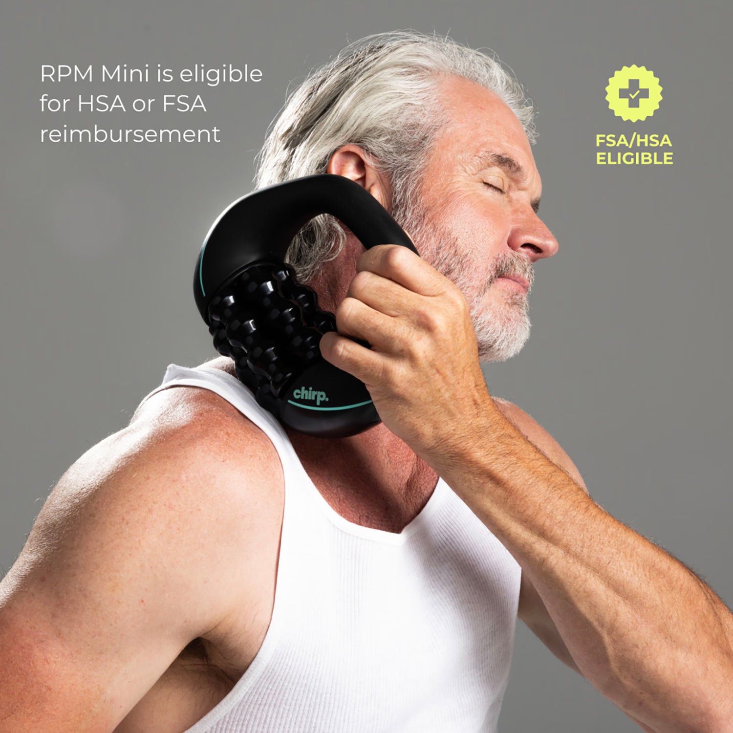 Chirp RPM Mini compact rolling massager, imported from the UK