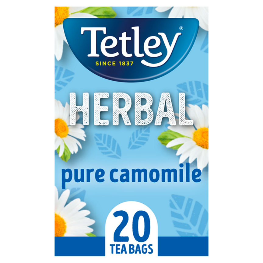 Tetley Herbal Pure Camomile Tea Bags x20 GOODS ASDA   