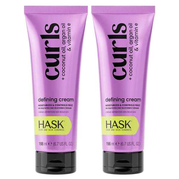 Hask Curl Care Defining Cream 2 Pack 198ml, UK version