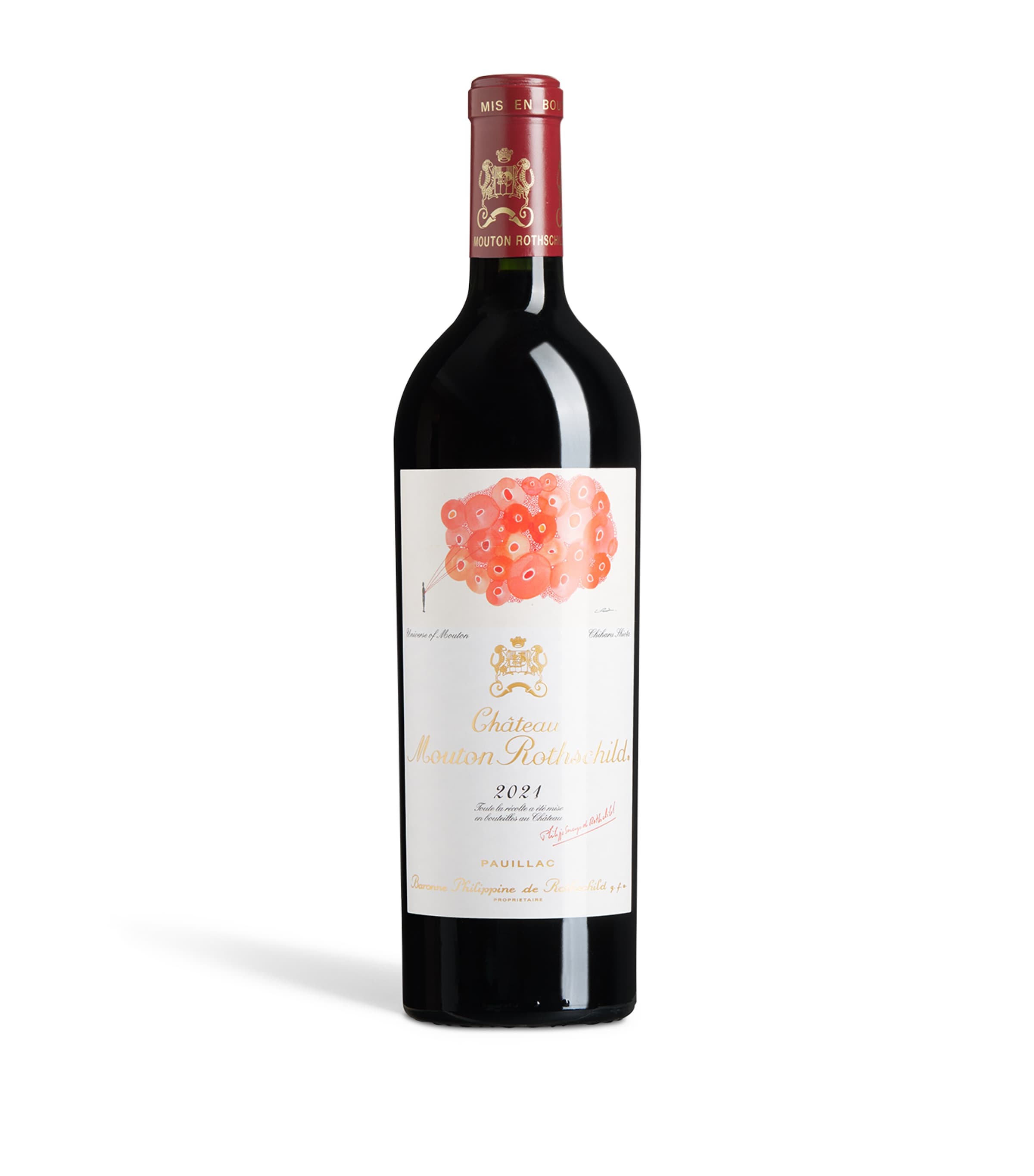 Château Mouton Rothschild 2021 Bordeaux red wine 75cl - British product