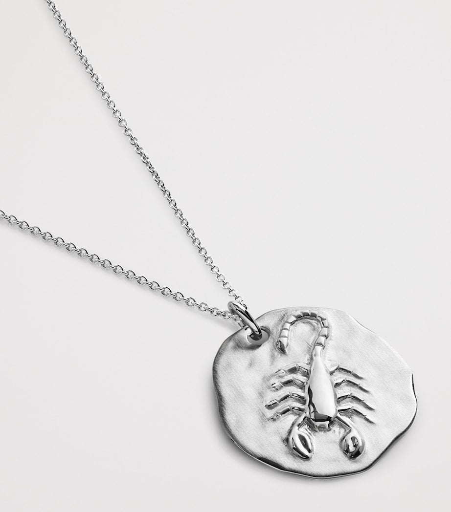 Monica Vinader sterling silver Scorpio necklace - British product