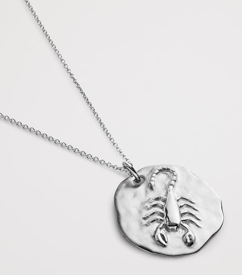 Monica Vinader sterling silver Scorpio necklace - British product