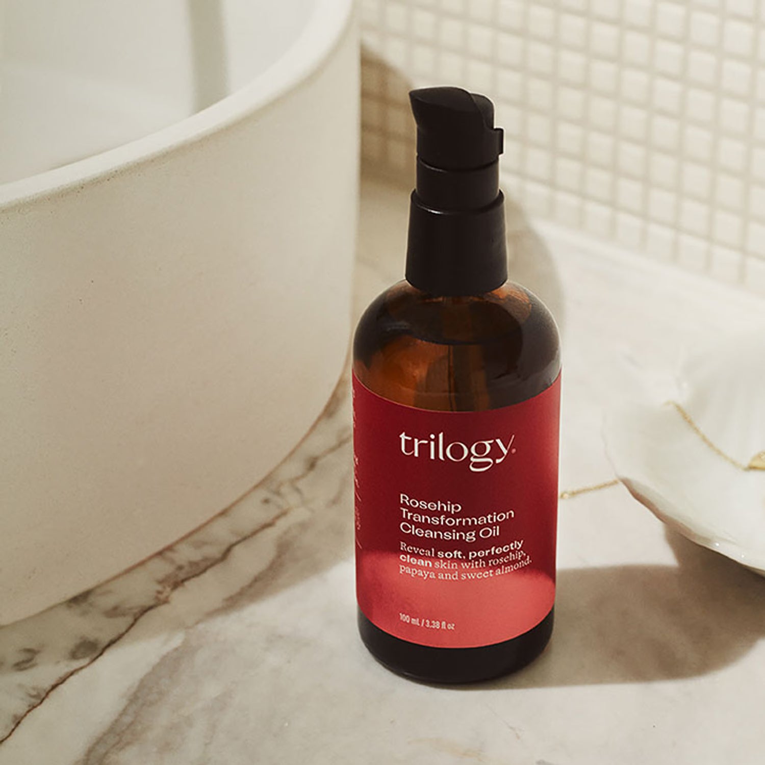 Natural Rosehip and Sweet Almond Emulsifying Cleansing Oil 100ml