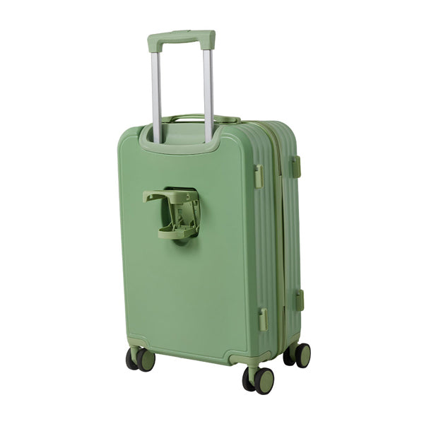 Livingandhome 21 Inch Suitcase with Combo Lock & USB Port