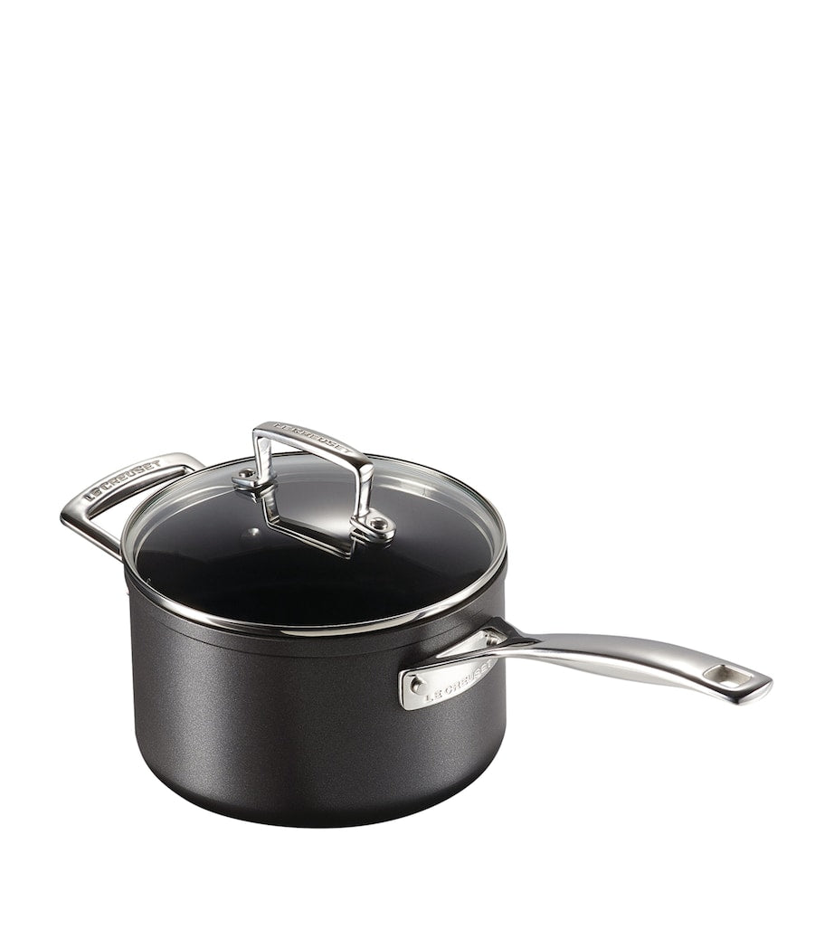 Le Creuset toughened non-stick sauce pans set of 3, UK version