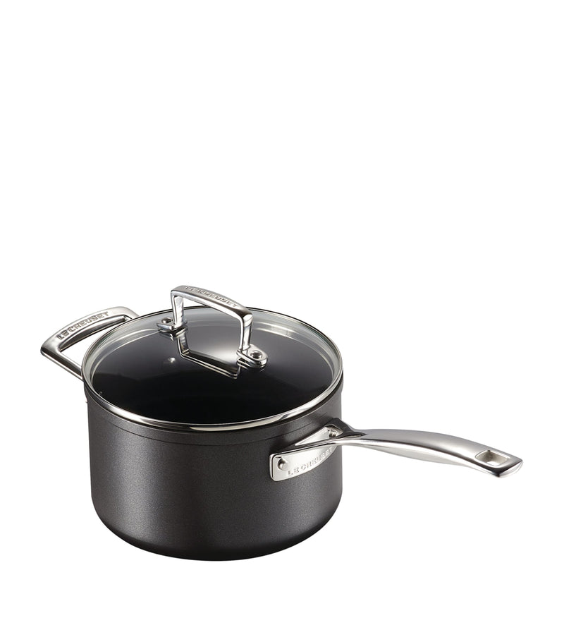 Le Creuset toughened non-stick sauce pans set of 3, UK version
