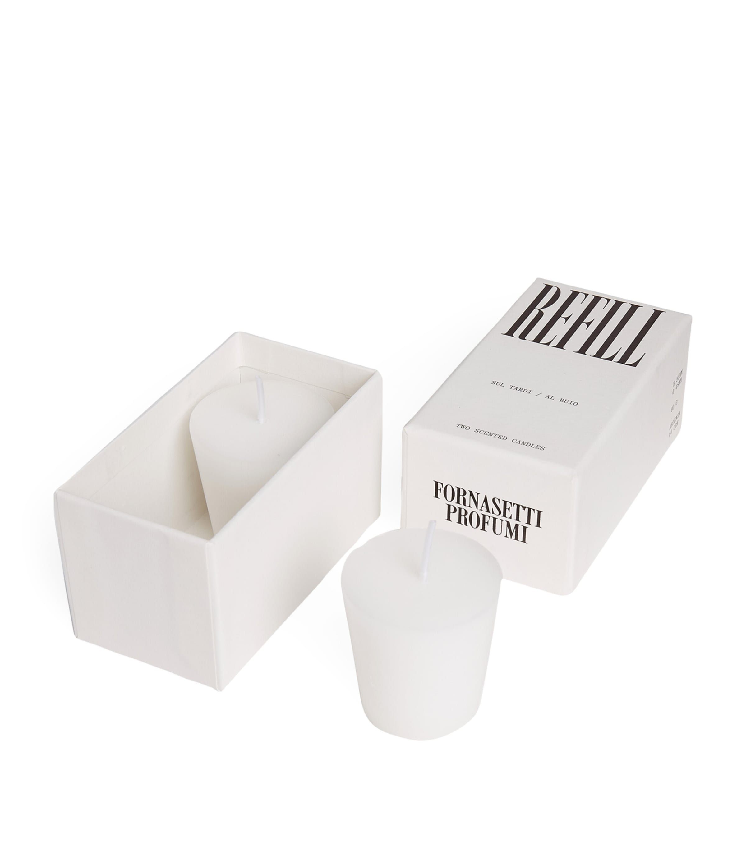 Fornasetti set of two candle refills with Frutto Proibito fragrance - British product