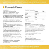 Symprove Pineapple gut health supplement 4x500ml, imported from the UK