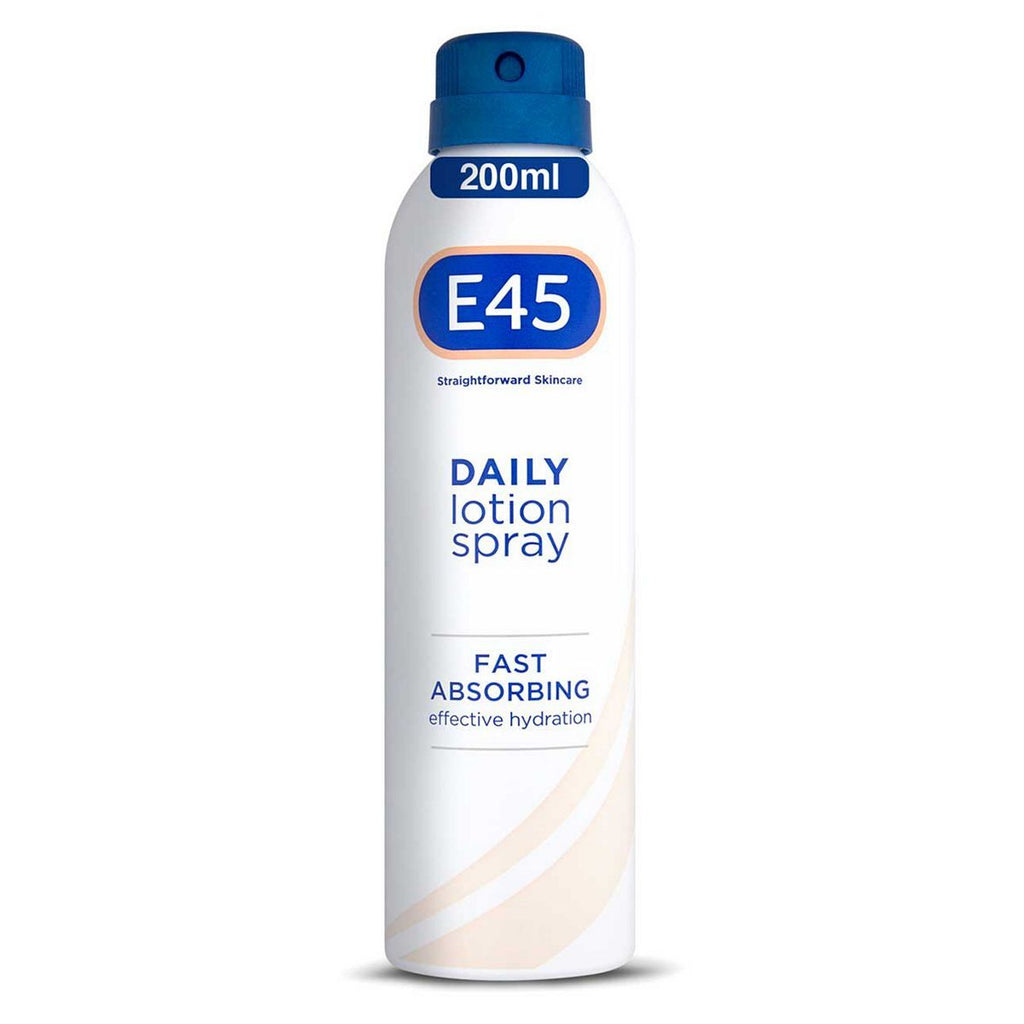 E45 Daily Moisturiser Spray to Repair and Moisturise Dry and Sensitive Skin -  200ml