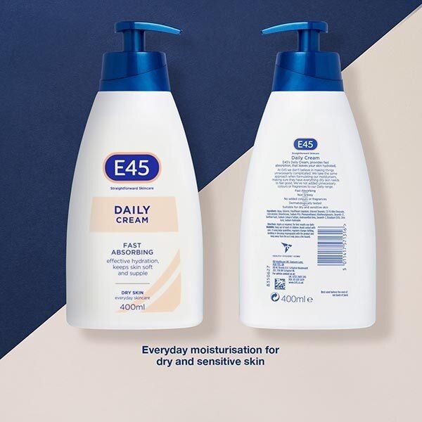 E45 Daily Moisturising Cream with Pump 400ml