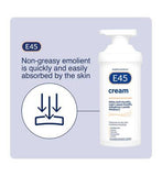 E45 Dermatological Cream for Dry Skin &amp;amp; Eczema- 500g