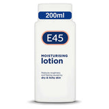 E45 Dermatological Moisturising Lotion for Long- Lasting hydration for Dry Skin - 200ml