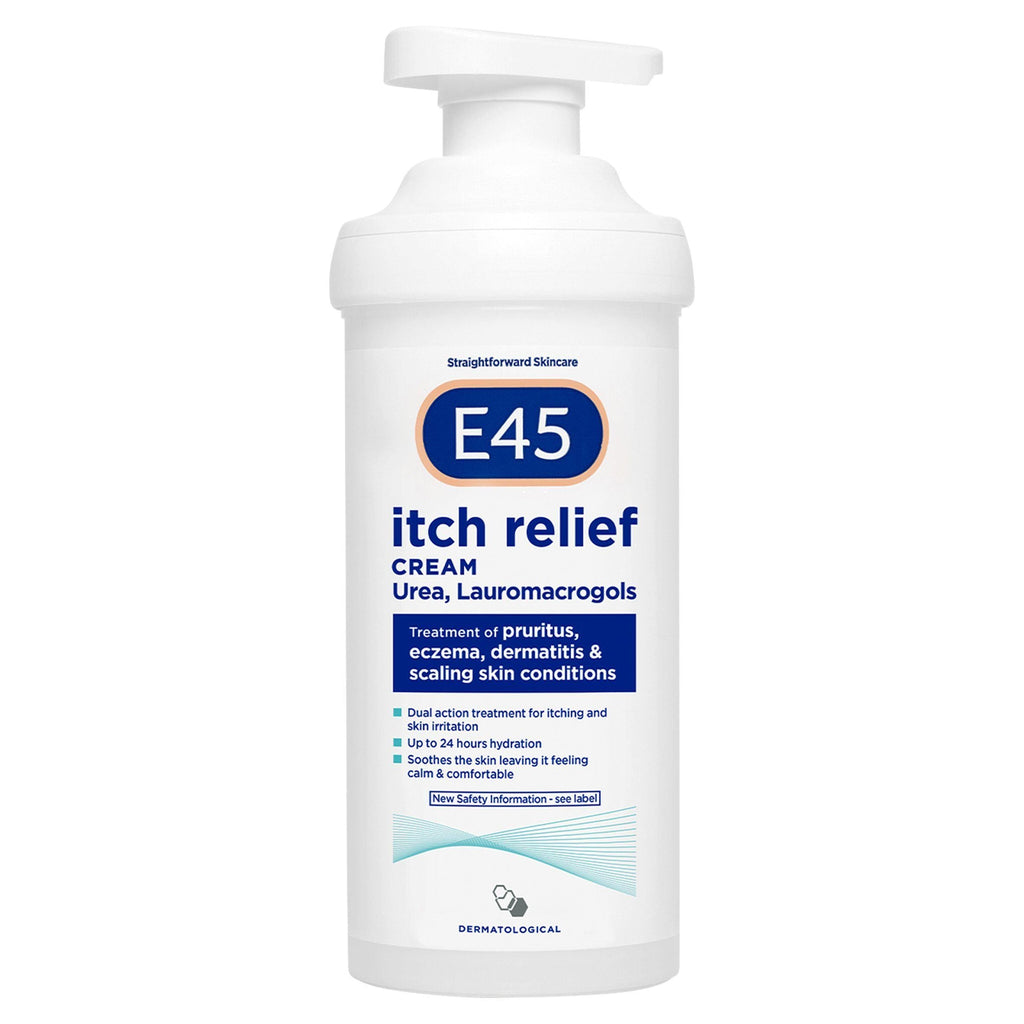 E45 Itch Relief Body Cream for Itchy & Irritated Skin 500g