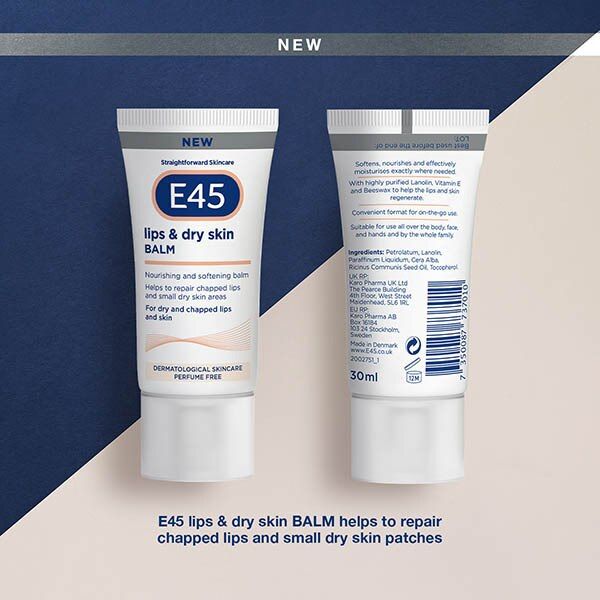 E45 Lips &amp;amp; Dry Skin Nourishing Multi-Purpose Balm 30Ml