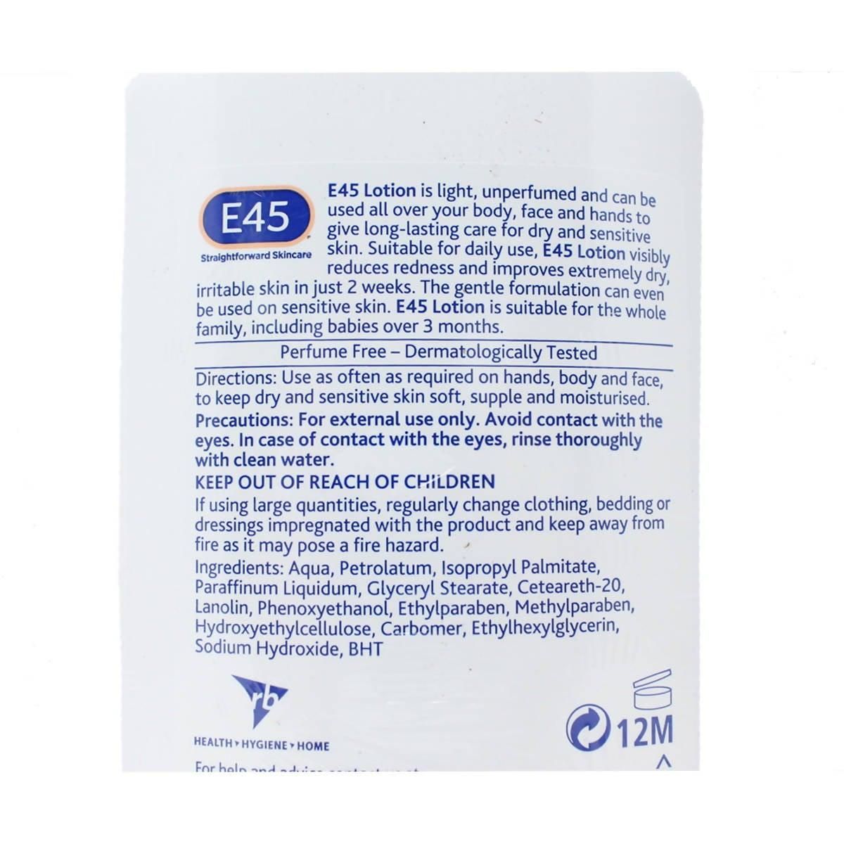 E45 Lotion, 2 x 500ml