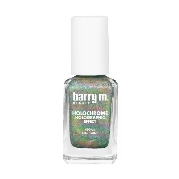 Barry M Holochrome Nail Paint Aqua Aura - British product
