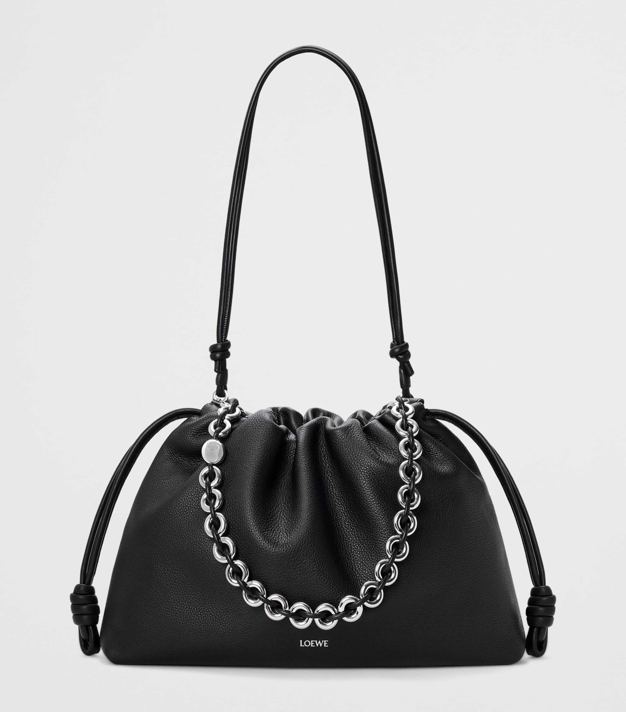 LOEWE Flamenco Large Leather Shoulder Bag, imported from the UK