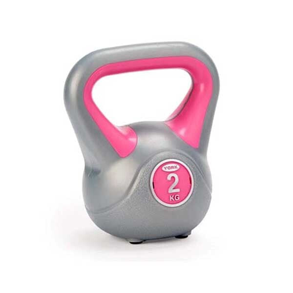 York vinyl kettlebell set 2kg 3kg 4kg (British brand)