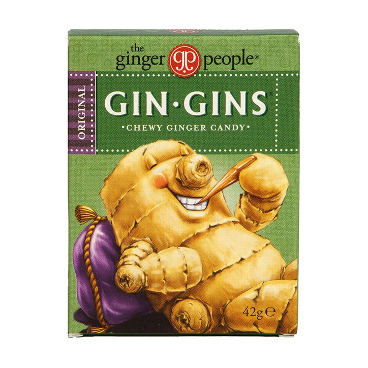 The Ginger People Gin Gins Original Chewy Ginger Candy 42g Sweets & Mints Holland&Barrett   