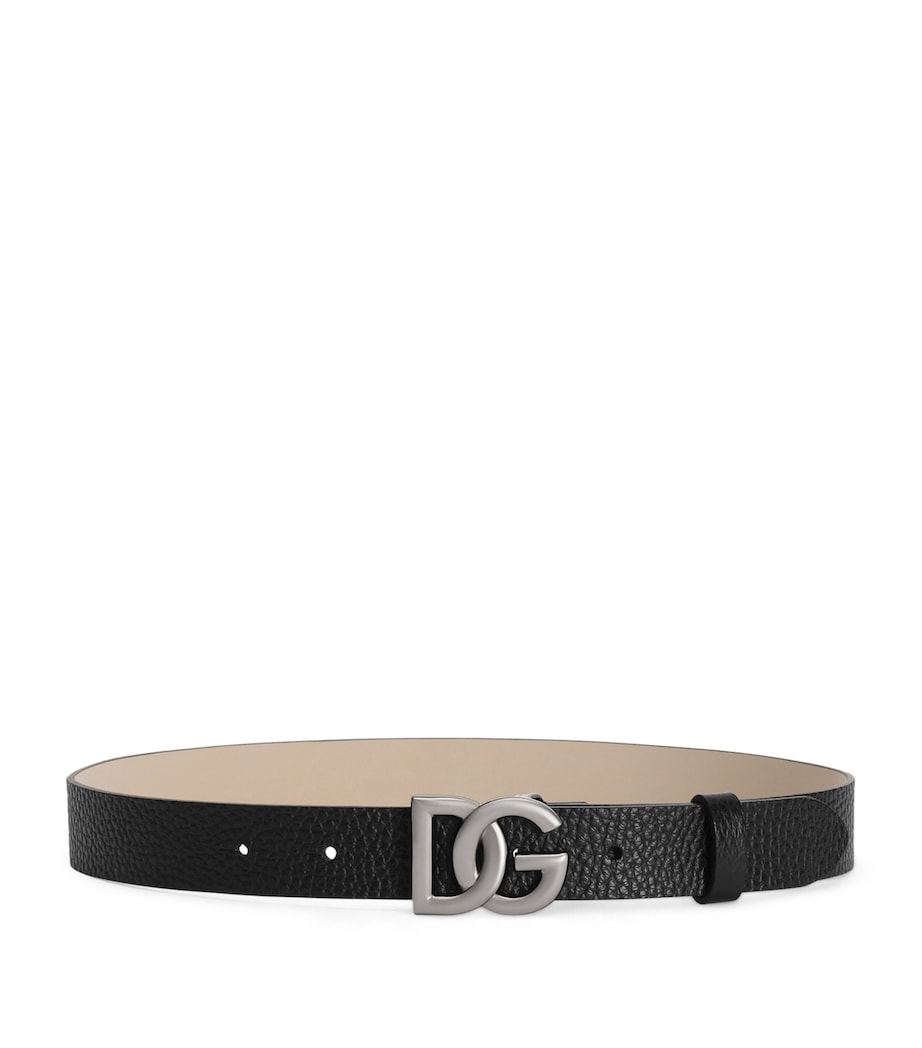 Dolce&Gabbana kids leather logo belt (British brand)