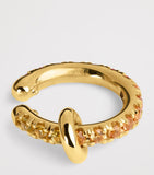 Spinelli Kilcollin Elara ear cuff yellow gold sapphire - British product