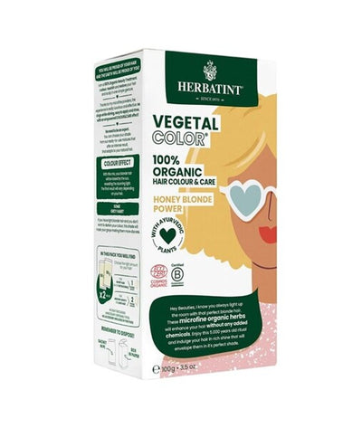 Superdrug Herbatint Vegetal Organic Hair Color Honey Blonde Power- Buy online at McGrocer