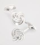 Deakin & Francis sterling silver knot cufflinks (British brand)