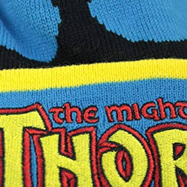Marvel Thor Retro Bobble Hat Adults Unisex, imported from the UK