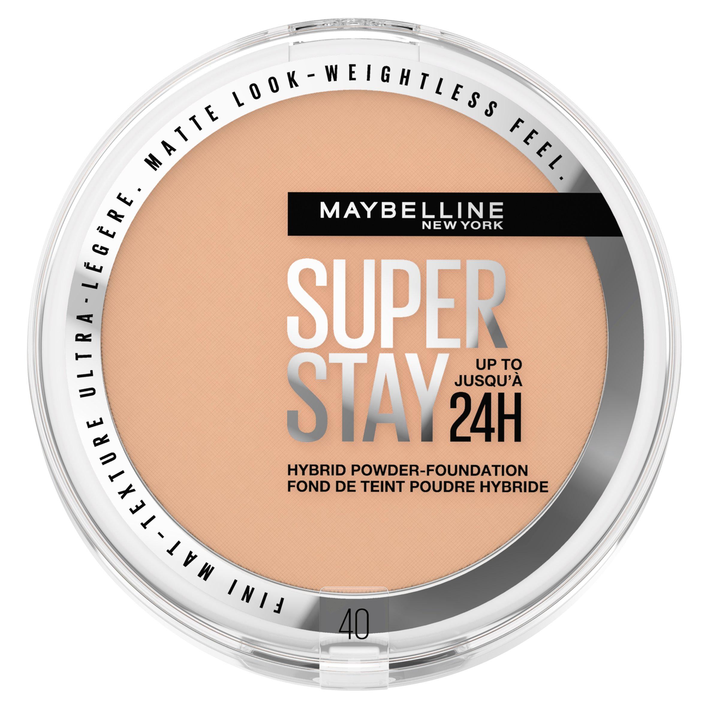 Maybelline Super Stay 24H Hybrid Powder Foundation Medium Full Coverage 40 GOODS Sainsburys   