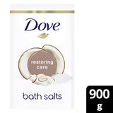 Dove Bath Salts Pouch Coconut And Cacao Restoring Care 900G GOODS Superdrug   