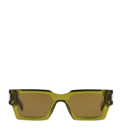Harrods Saint Laurent Rectangular Sunglasses- Buy online at McGrocer