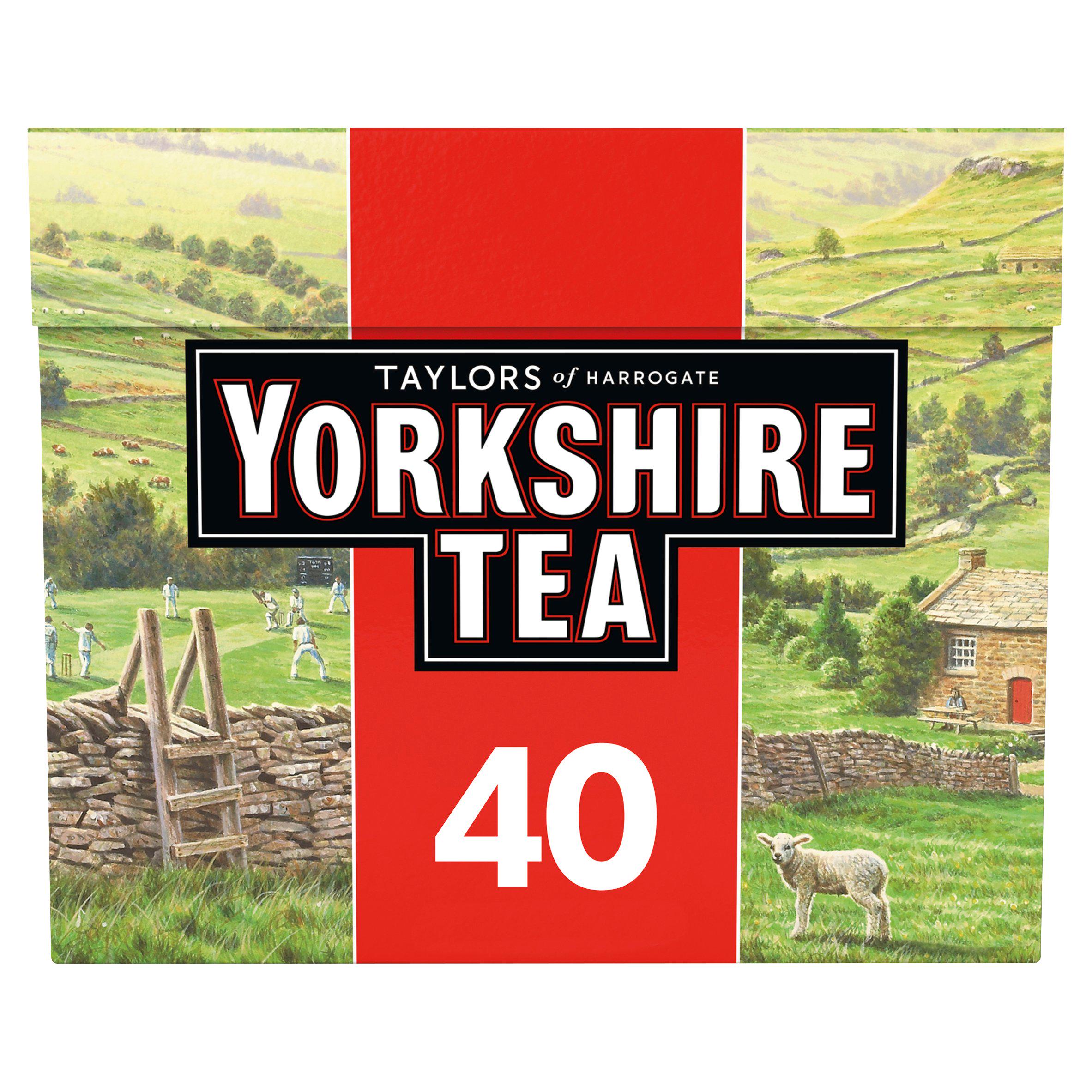 Taylors of Harrogate Yorkshire Tea Bags x40 125g All tea Sainsburys   