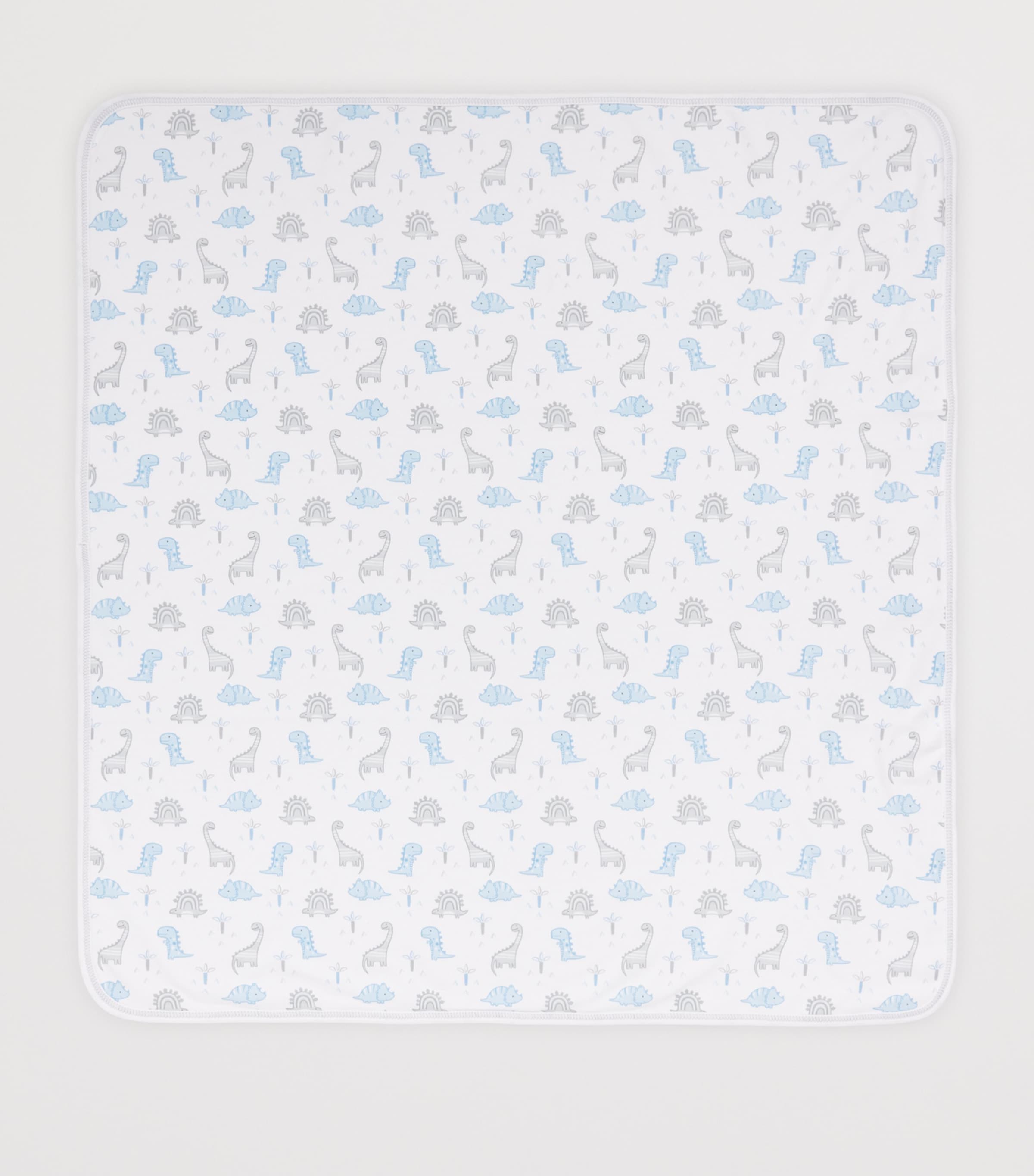 Kissy Kissy baby blanket dinosaur print 73cm x 66cm, UK version
